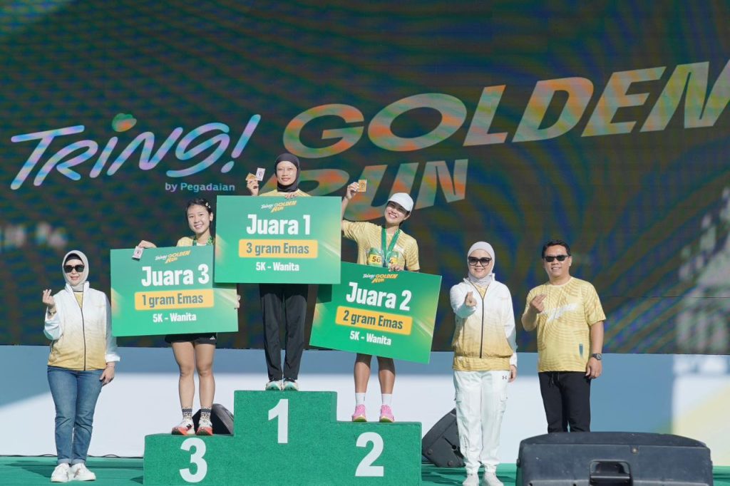 Pegadaian Sukses Gelar Tring! Golden Run 2026 Diikuti Ribuan Pencinta Olahraga Lari