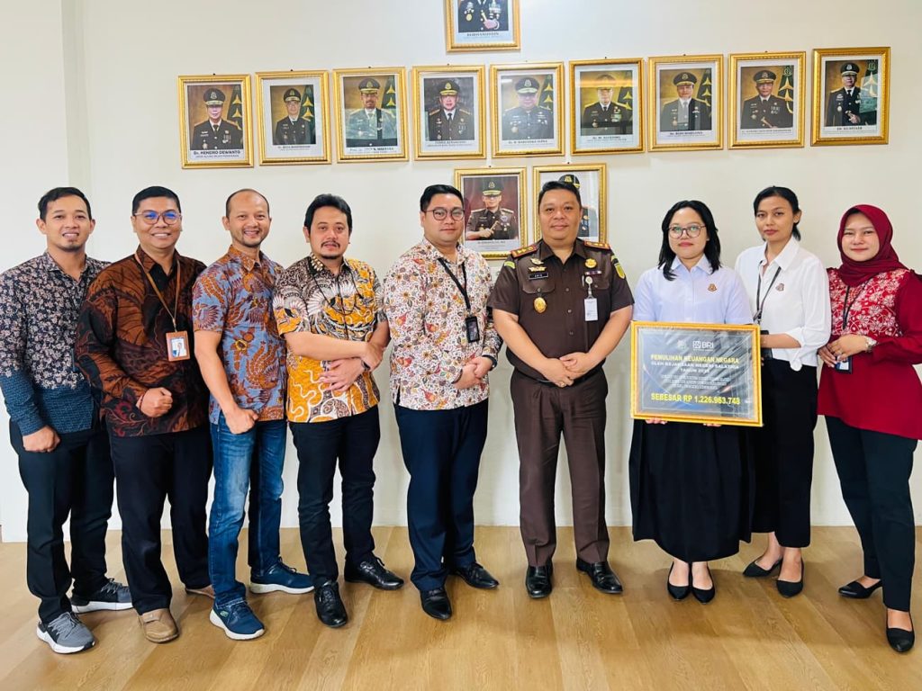 Kejari Salatiga Bantu Pemulihan Keuangan Negara Rp1,22 Miliar di BRI Cabang Salatiga