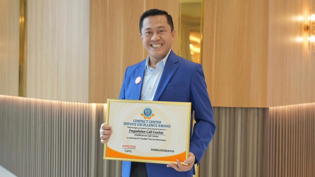 Melayani Sepenuh Hati, Pegadaian Raih Penghargaan Top CX Brand Award 2026
