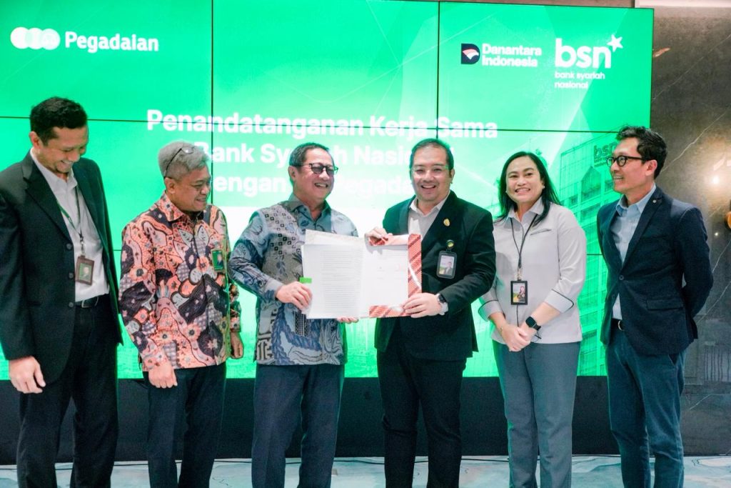 Pegadaian dan Bank Syariah Nasional Kolaborasi Dalam Pendanaan dan Integrasi Layanan Digital