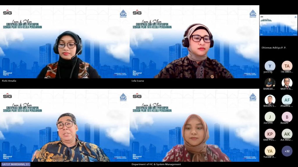 Semen Gresik Perkuat Budaya Anti Gratifikasi dan Penyuapan Guna Wujudkan Tata Kelola Perusahaan yang Berintegritas