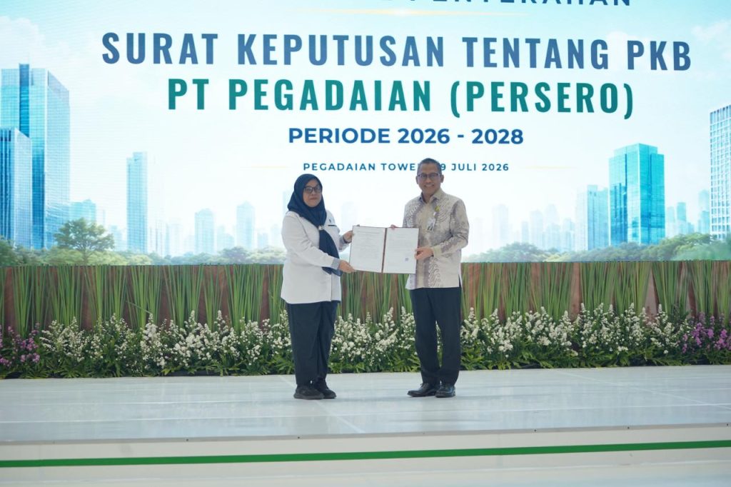 Pegadaian Resmi Terima SK Perjanjian Kerja Bersama Periode 2026–2028 dari Kemenaker