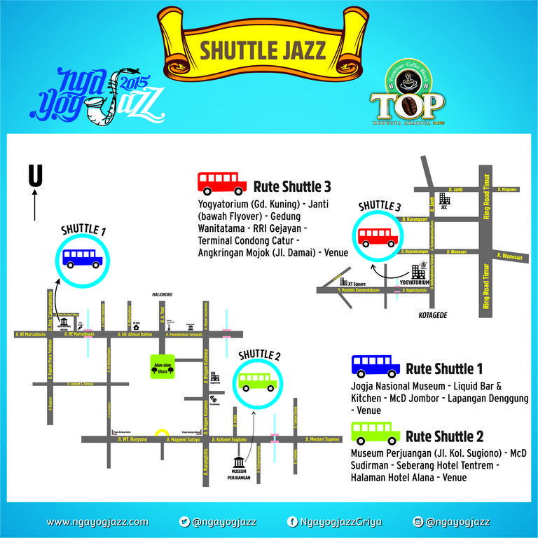 Ngayogjazz 2015 : Penonton Dijemput Shuttle Jazz