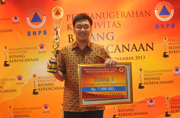 Juara Lomba Menulis Artikel Opini Karena Pernah dimuat SOLOPOS