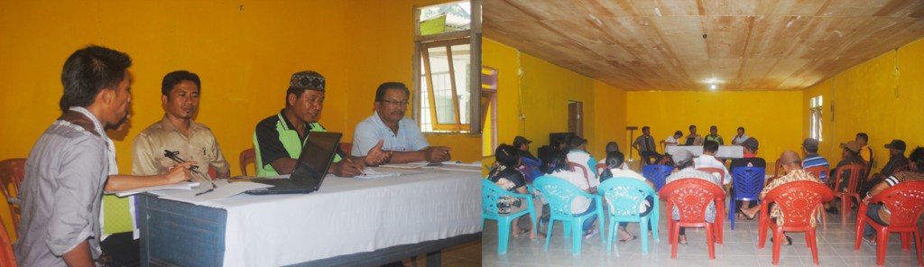 Pemdes dan BPD Ampera Bahas Peraturan Desa