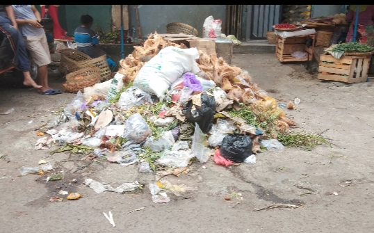 Ternyata Begini Keadaan Sampah Di Pasar Kartasura
