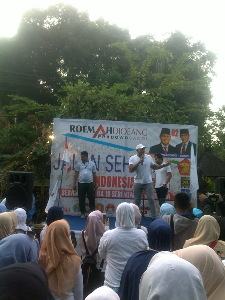 Ratusan Pendukung PAS di Bali Ikuti Jalan Sehat Indonesia Menang