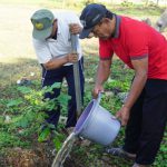 Mahasiswa KKN IAIN Surakarta Kelompok 101 Menanam Bibit Pohon Bersama Warga Ngijo