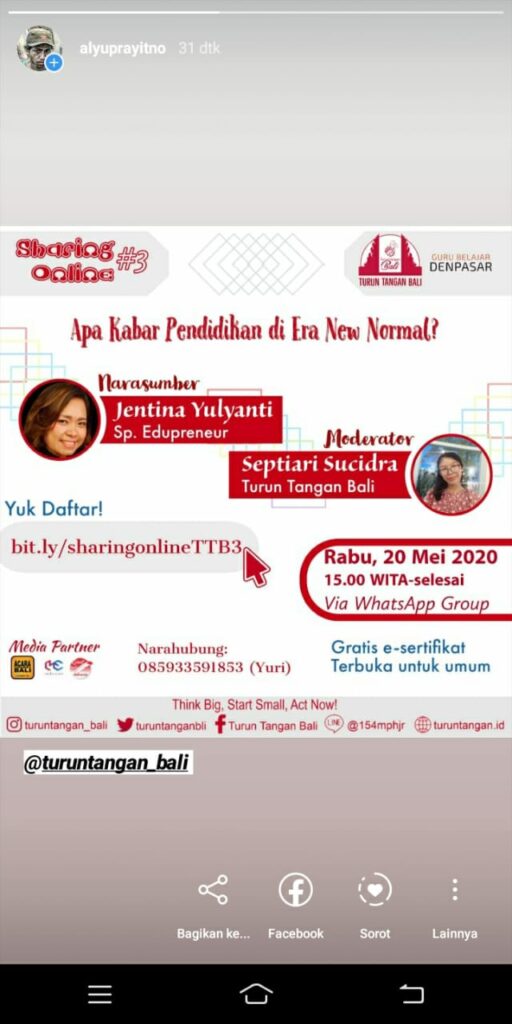 Praktisi Pendidikan Menjawab : Apa Kabar Pendidikan di Era New Formal? 