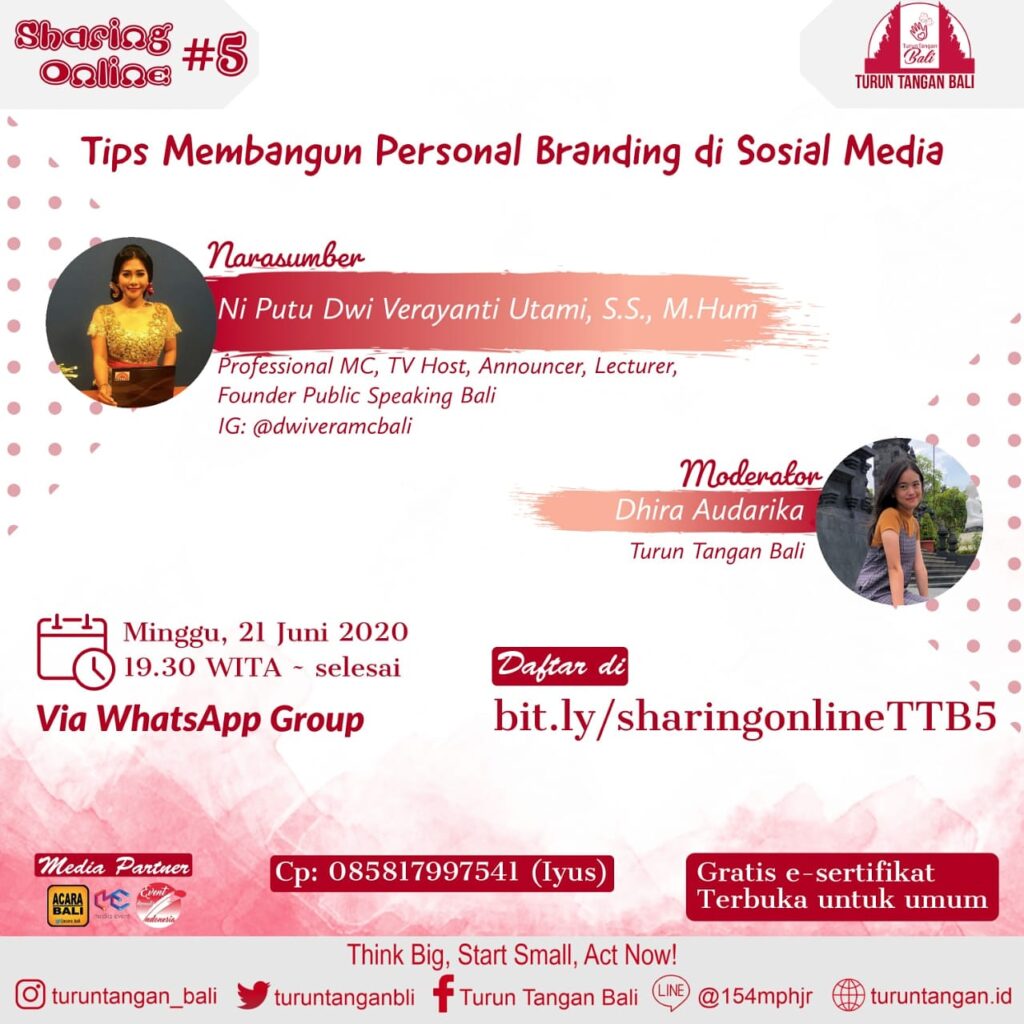 Praktisi Public Speaking Bali Ungkap Tips Membangun Personal Branding di Sosial Media