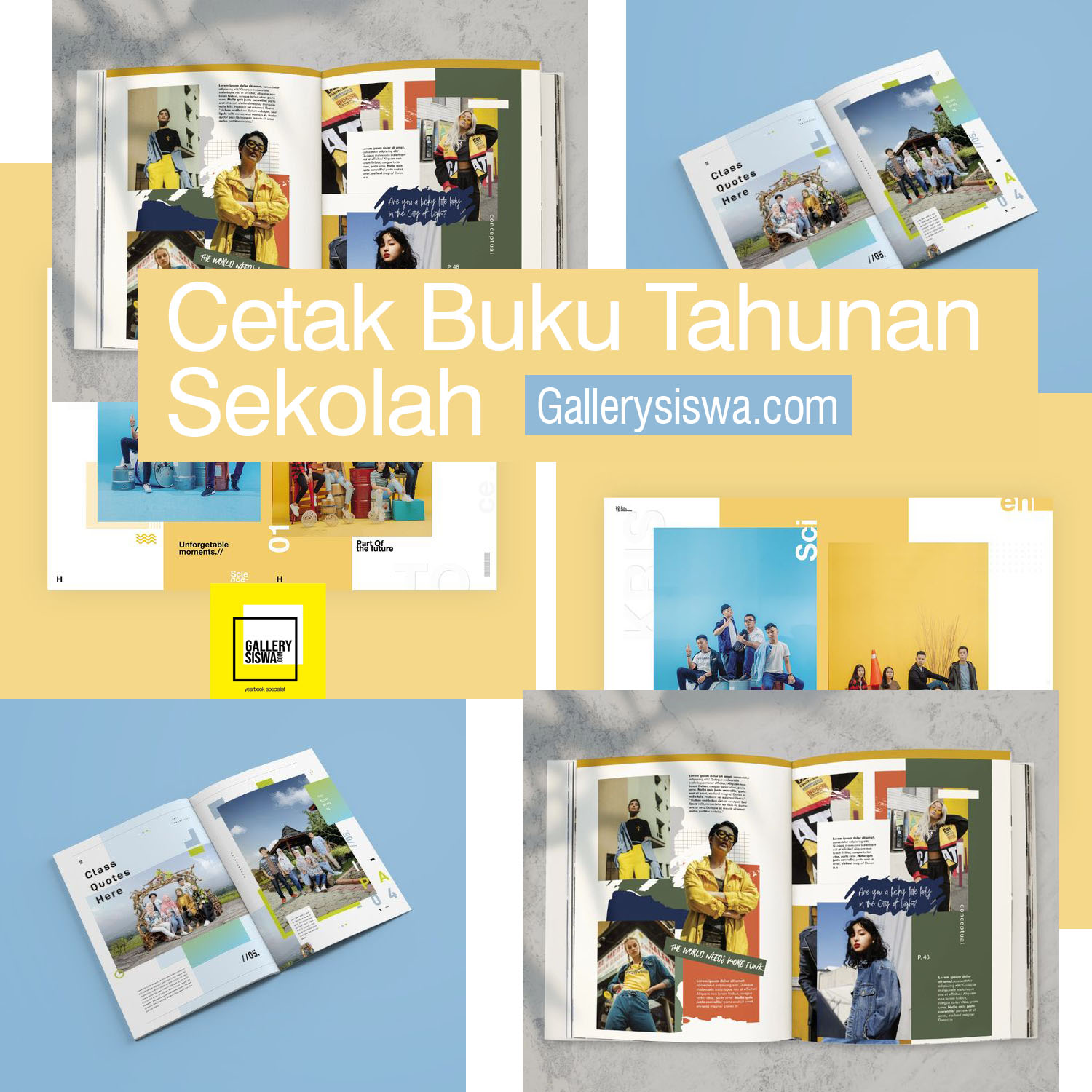 Cetak Buku Tahunan Sekolah Blitar