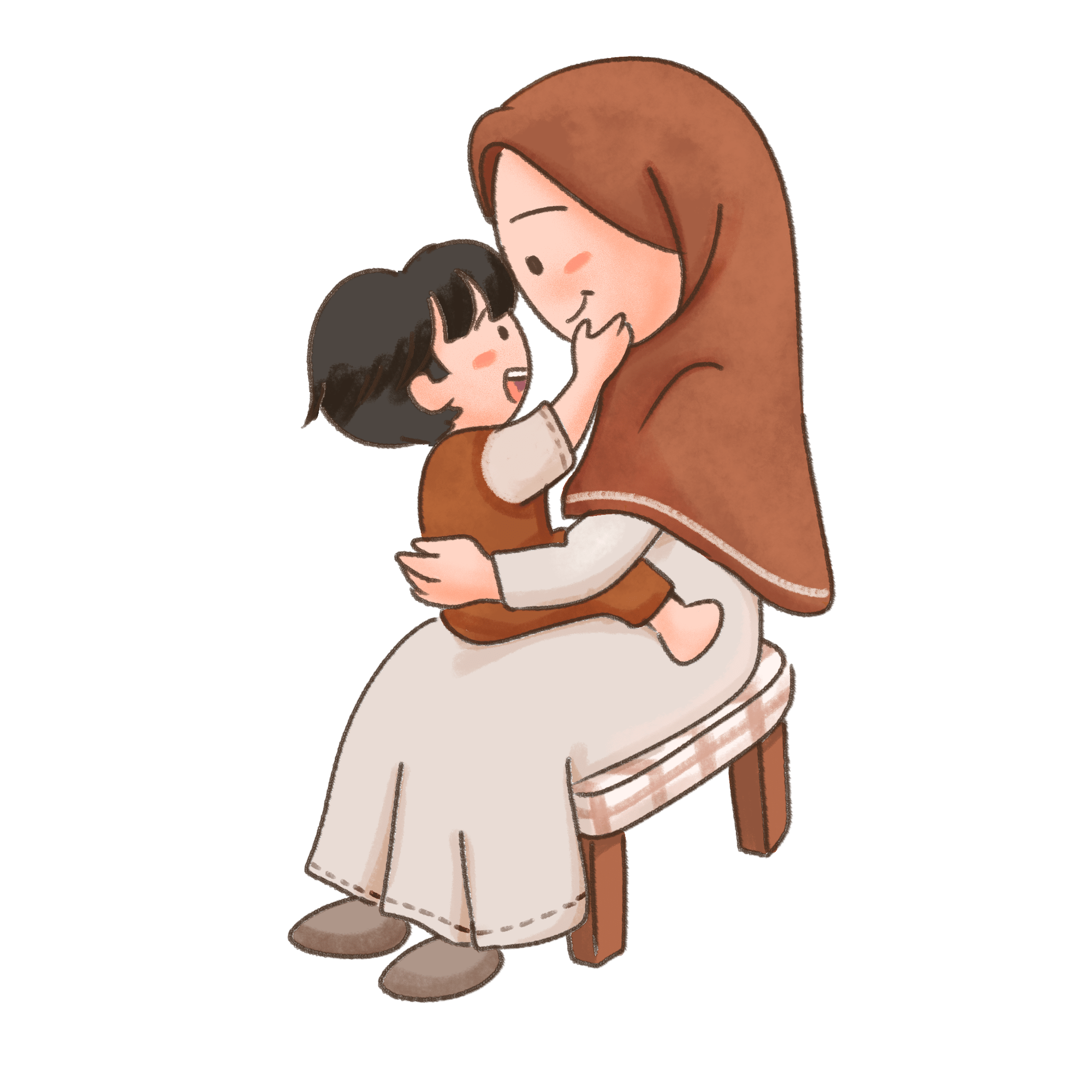 —Pngtree—ibu dan anak muslim_8633333-min